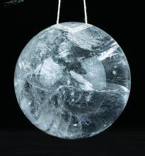  Y3012 - 3IN ROCK CRYSTAL BALL