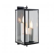  1151-MB-CL - Back Bay Outdoor Wall Lights - Matte Black