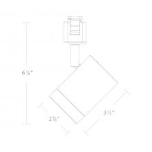  H-7012-CS-WT - Ocularc 7012 - 5CCT Track Luminaire