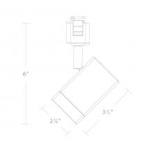  H-7013-CS-WT - Ocularc 7013 - 5CCT Track Luminaire