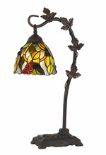  BO-2754TB - 24" Height Metal Tiffany Table Lamp in Bronze Finish