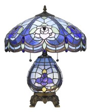  BO-2799TB - 19.33" Height Resin Table Lamp in Tiffany Finish