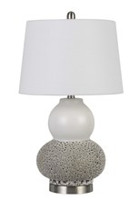  BO-2849TB-2 - Aigio 100W On Off Ceramic Table Lamps (Sold And Priced As Pairs)