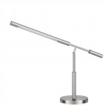  BO-2967DK - Auray Integrated LED Desk Lamp with 2 Usb Charing Ports. 780 Lumen, 3000k