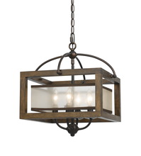  FX-3536/1C - 60W X 4 Semi-Flush Pendant