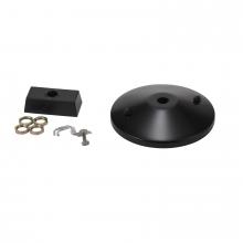  HT-294-TP-BK - 1" Height Drop Ceiling Assembly Plate in Black