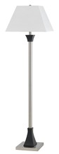 CAL Lighting LA-8021FL-1-BS - 60" Tall Metal Floor Lamp in Dark Broze/Espresso