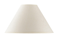  SH-1022 - 8" Tall Cream Hardback Fabric Shade