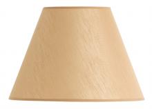  SH-1270 - 12" Tall Tan Round Hardback Fabric Shade