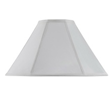  SH-8101/21-WH - 13" Tall White Fabric Shade