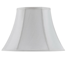  SH-8104/16-WH - 11.5" Tall White Fabric Shade