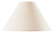  SH-8108/17-OW - 10" Tall Eggshell Fabric Shade