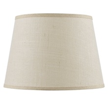  SH-8111-17 - 12" Height Burlap Shade in Light Tan