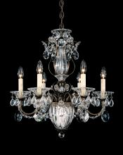  1246-76 - Bagatelle 7 Light 120V Chandelier in Heirloom Bronze with Heritage Handcut Crystal