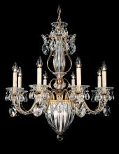  1248-23 - Bagatelle 11 Light 120V Chandelier in Etruscan Gold with Heritage Handcut Crystal