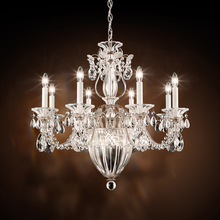  1238N-23H - Bagatelle 11 Light 120V Chandelier in Etruscan Gold with Heritage Handcut Crystal