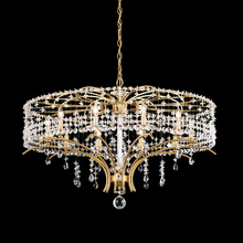  TC1036N-59R - Bella Rose 10 Light 120V Chandelier in Ferro Black with Clear Radiance Crystal