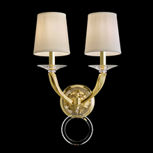  MA1002N-76O - Emilea 2 Light 120V Wall Sconce in Heirloom Bronze with Optic Crystal