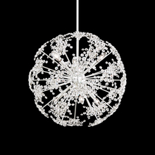  DN1024N-48R - Esteracae 6 Light 120V Pendant in Antique Silver with Clear Radiance Crystal