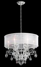  FE7066N-23H1 - Filigrae 6 Light 120V Chandelier in Etruscan Gold with Clear Heritage Handcut Crystal and White Sh