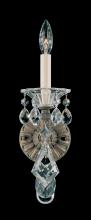  5000-76 - La Scala 1 Light 120V Wall Sconce in Heirloom Bronze with Clear Heritage Handcut Crystal