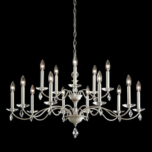  MD1015N-76H - Modique 15 Light 120V Chandelier in Heirloom Bronze with Clear Heritage Handcut Crystal