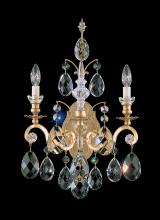  3761-22 - Renaissance 2 Light 120V Wall Sconce in Heirloom Gold with Heritage Handcut Crystal