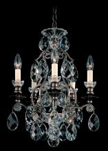  3769-48 - Renaissance 5 Light 120V Chandelier in Antique Silver with Heritage Handcut Crystal