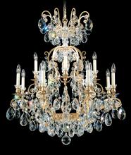 Schonbek 1870 3772-76 - Renaissance 13 Light 120V Chandelier in Heirloom Bronze with Heritage Handcut Crystal