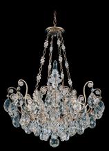  3787-51S - Renaissance 8 Light 120V Pendant in Black with Clear Crystals from Swarovski