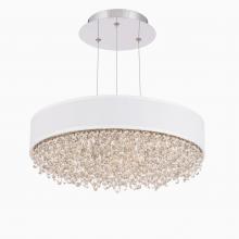  S6319-401RS1 - Eclyptix LED 19IN 3000K/3500K/4000K 120V Pendant in Polished Stainless Steel with Radiance Smooth