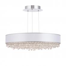  S6324-401RS2 - Eclyptix LED 24IN 3000K/3500K/4000K 120V Pendant in Polished Stainless Steel with Radiance Smooth