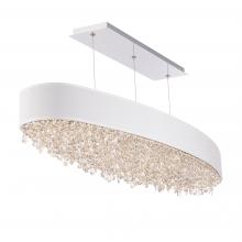  S6349-401RS2 - Eclyptix LED 49IN 3000K/3500K/4000K 120V Pendant in Polished Stainless Steel with Radiance Smooth