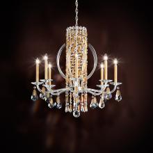 Schonbek 1870 RS8308N-48H - Siena 8 Light 120V Chandelier in Antique Silver with Heritage Handcut Crystal