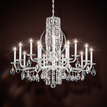 Schonbek 1870 RS8315N-51H - Siena 15 Light 120V Chandelier in Black with Heritage Handcut Crystal