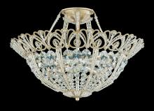  9843-22R - Rivendell 9 Light 120V Semi-Flush Mount in Heirloom Gold with Radiance Crystal