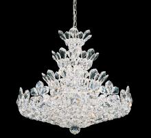  5858H - Trilliane 24 Light 120V Pendant in Polished Stainless Steel with Heritage Handcut Crystal