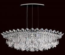  TR4811N-401R - Trilliane Strands 8 Light 120V Pendant in Polished Stainless Steel with Radiance Crystal