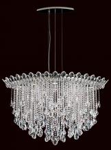  TR4812N-401R - Trilliane Strands 8 Light 120V Pendant in Polished Stainless Steel with Radiance Crystal