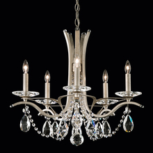  VA8355N-22H - Vesca 5 Light 120V Chandelier in Heirloom Gold with Heritage Handcut Crystal