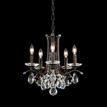  VA8304N-76H - Vesca 5 Light 120V Chandelier in Heirloom Bronze with Clear Heritage Handcut Crystal