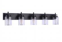  17441FB5 - Reeves 5 Light Vanity in Flat Black