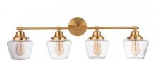  19538SB4 - Essex 4 Light Vanity in Satin Brass