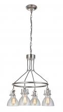  51224-PLN - State House 4 Light Chandelier in Polished Nickel