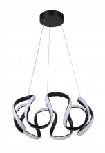  55790-FB-LED - Pulse Dimmable LED Pendant in Flat Black