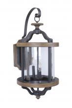  Z7934-TBWB - Ashwood 3 Light Extra Large Outdoor Wall Lantern in Textured Black/Whiskey Barrel