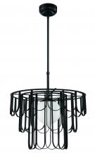  54992-FB - Melody 1 Light Pendant in Flat Black