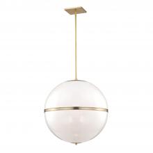  2030-AG - Brian Patrick Flynn Truax 4 Light Aged Brass Chandelier