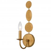  541-GA - Layla 1 Light Antique Gold Sconce