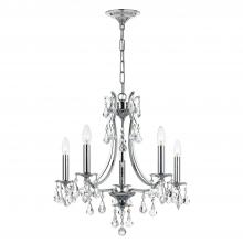  5935-CH-CL-MWP - Cedar 5 Light Polished Chrome Chandelier